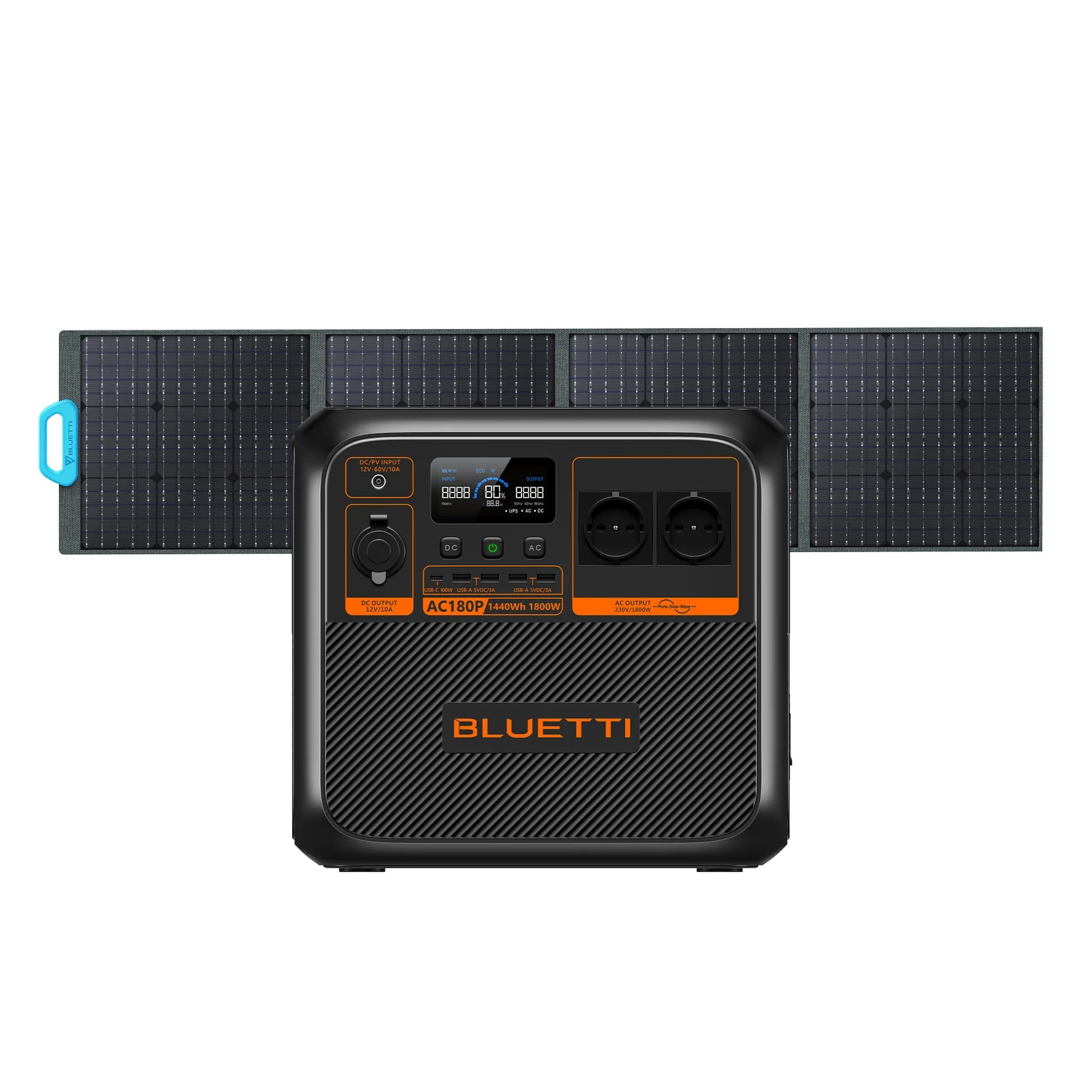 BLUETTI AC180P  + Panneau Solaire PV350 | 350W