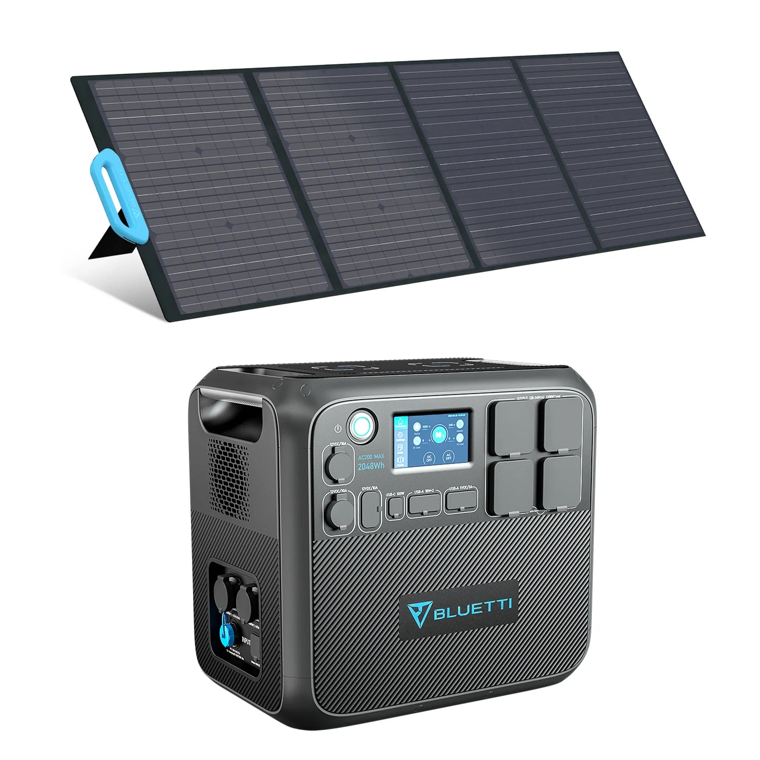 BLUETTI AC200MAX + Panneau solaire PV200 | 200W