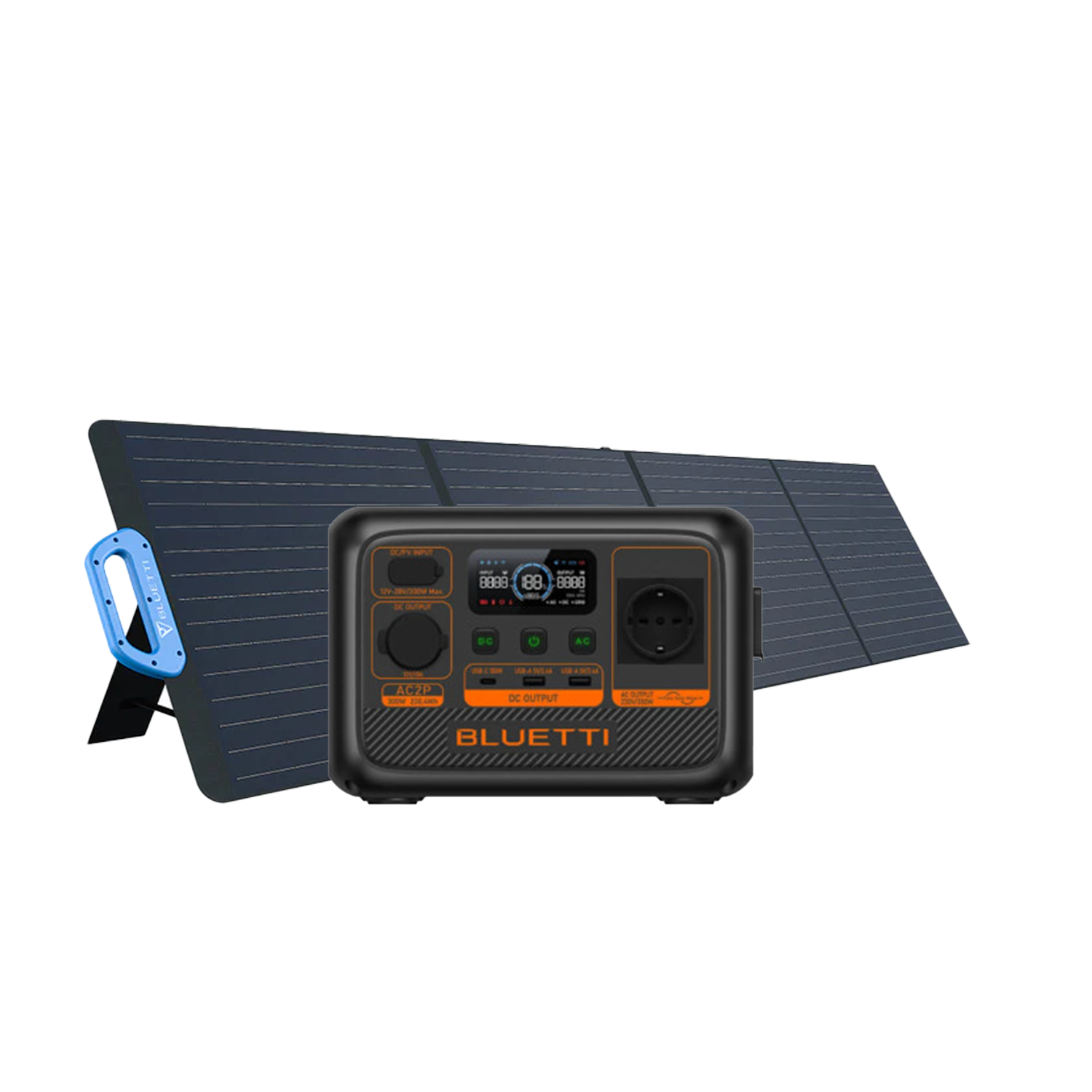 BLUETTI AC2P + Panneau Solaire PV200 | 200W