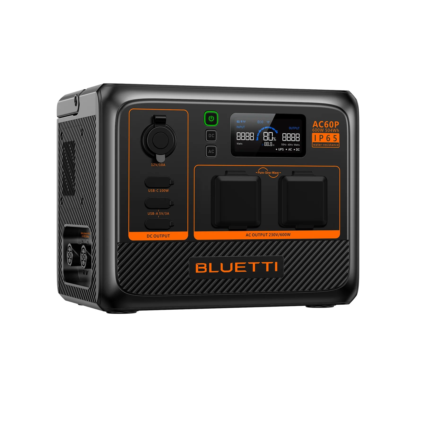 BLUETTI AC60P Station électrique portable | 600 W / 504 Wh