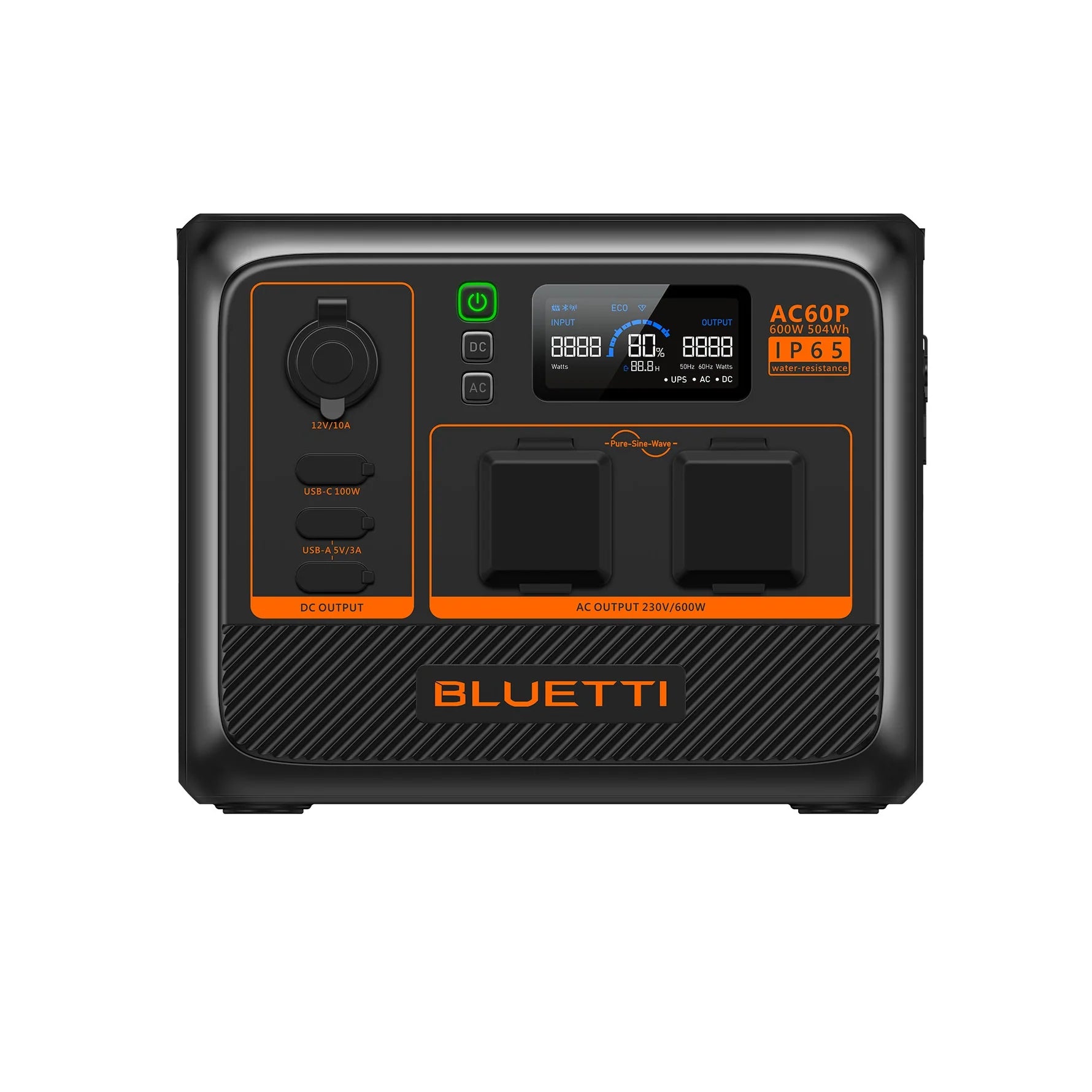 BLUETTI AC60P Station électrique portable | 600 W / 504 Wh